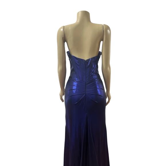 Sherri Hill Womens Strapless Off Shoulder Dress Size 6 Prom Cocktail Pageant - Picture 6 of 13